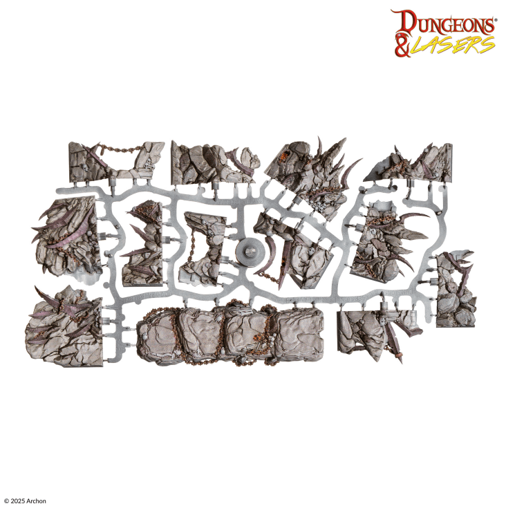 Archon Studio - Demonic Caves PrismaCast™ Pre-Painted Terrain